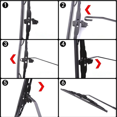 HFC1040 40cm/50cm/53m/55cm JAC/JMC1030/1040 트럭 예비 부품용 윈스크림 와이퍼 블레이드